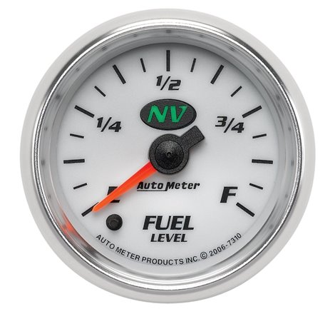 AutoMeter Gauge Fuel Level 2-1/16in. 0-280 Ohm Programmable NV