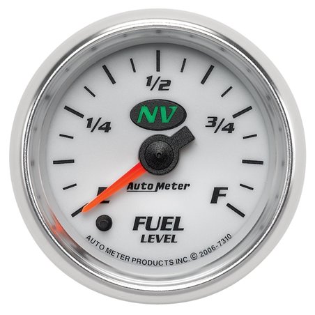 AutoMeter Gauge Fuel Level 2-1/16in. 0-280 Ohm Programmable NV