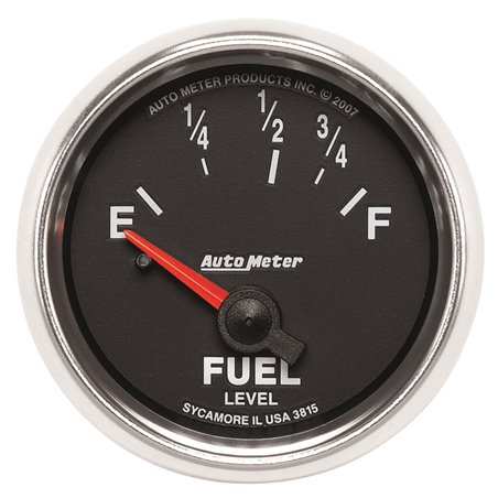 AutoMeter Gauge Fuel Level 2-1/16in. 73 Ohm(e) to 10 Ohm(f) Elec Gs