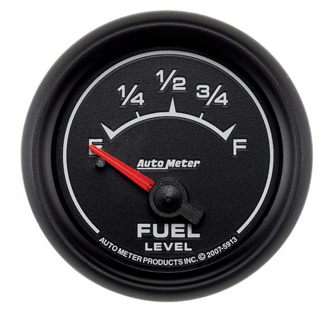 AutoMeter Gauge Fuel Level 2-1/16in. 0 Ohm(e) to 90 Ohm(f) Elec Es