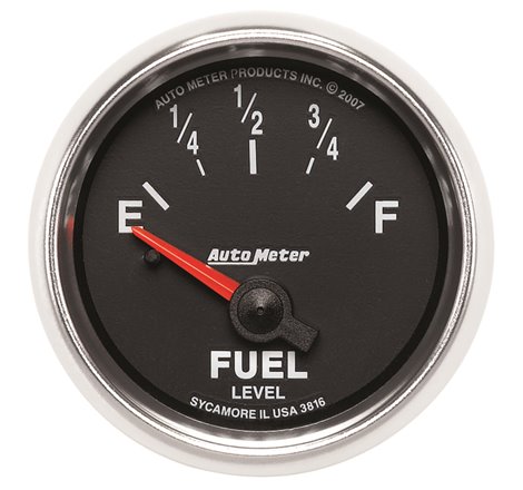 AutoMeter Gauge Fuel Level 2-1/16in. 240 Ohm(e) to 33 Ohm(f) Elec Gs