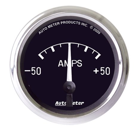 AutoMeter Gauge Ammeter 2-1/16in. 50A Electric Cobra