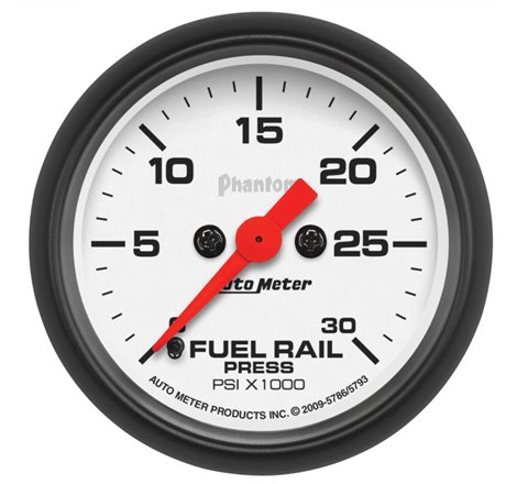 AutoMeter Gauge Rail Press (Ram 6.7L) 2-1/16in. 30Kpsi Digital Stepper Motor Phantom