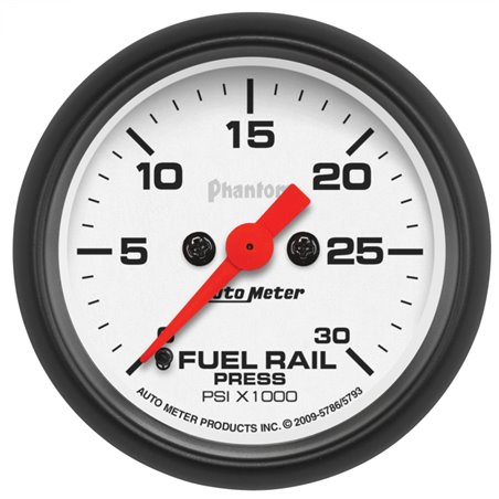 AutoMeter Gauge Rail Press (Ram 6.7L) 2-1/16in. 30Kpsi Digital Stepper Motor Phantom