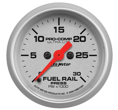 AutoMeter Gauge Rail Pressure (Ram 5.9L) 2-1/16in. 30Kpsi Digital Stepper Motor Ul