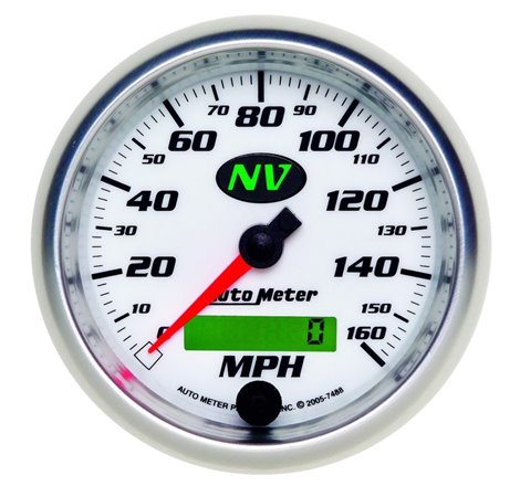 AutoMeter Gauge Speedometer 3-3/8in. 160MPH Elec. Programmable NV