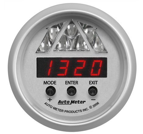 AutoMeter Gauge Tachometer Digital RPM W/ Led Shift Light Ultra-Lite