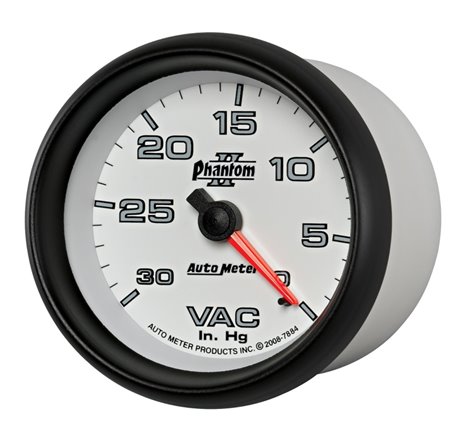 AutoMeter Gauge Vacuum 2-5/8in. 30Inhg Mechanical Phantom II