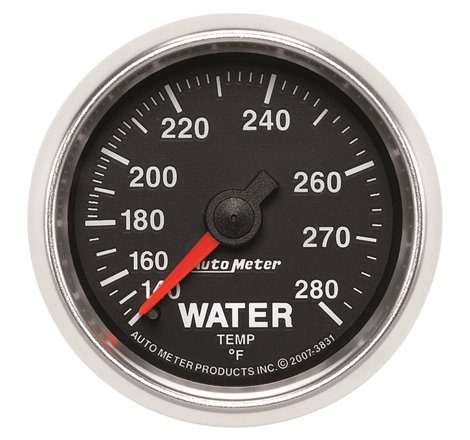 AutoMeter Gauge Water Temp 2-1/16in. 140-280 Deg. F Mechanical Gs