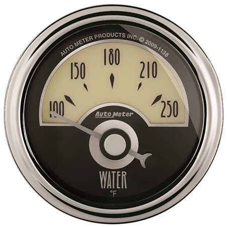 AutoMeter Gauge Water Temp 2-1/16in. 250 Deg. F Elec Cruiser Ad