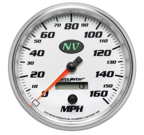 AutoMeter Gauge Speedometer 5in. 160MPH Elec. Programmable NV