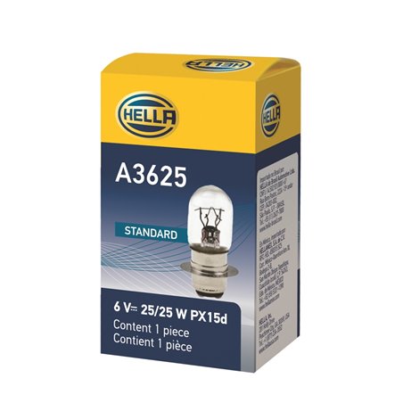 Hella Bulb 3625 6V 25/25W Px15D T6