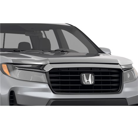 AVS 21-22 Honda Ridgeline / 2022 Honda Passport Aeroskin Low Profile Hood Shield - Chrome