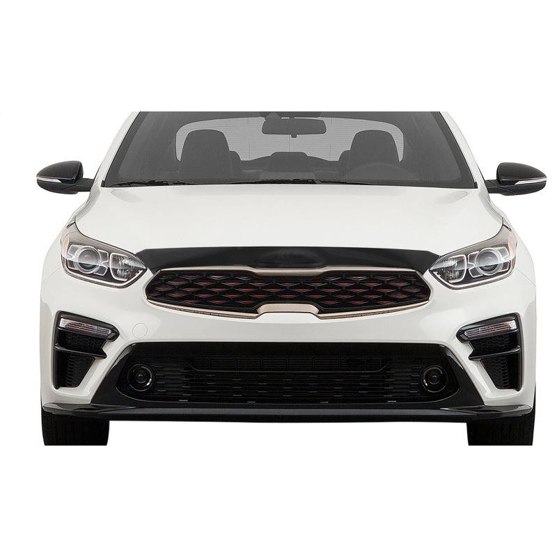 AVS 19-21 Kia Forte Aeroskin Low Profile Hood Shield - Smoke