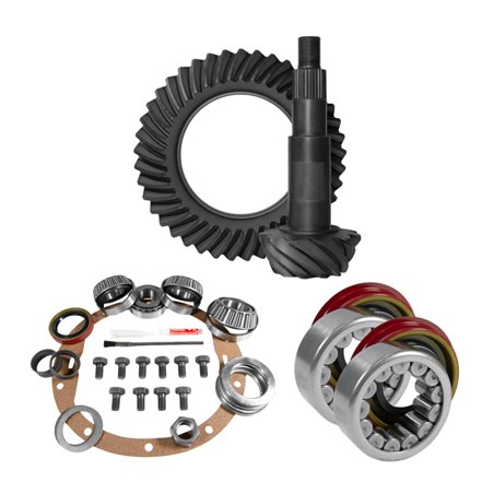 Yukon 8.5in GM 3.42 Rear Ring & Pinion Install Kit Axle Bearings 1.625in Case Journal