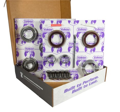 Yukon 8.6in GM 4.56 Rear Ring & Pinion Install Kit 30 Spline Positraction Axle Bearings and Seals