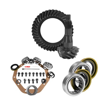 Yukon 9.25in CHY 3.21 Rear Ring & Pinion Install Kit 1.705in Axle Bearings and Seal