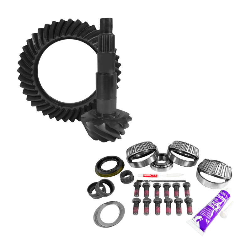 Yukon 11.5in AAM 4.56 Rear Ring & Pinion Install Kit 4.125in OD Pinion Bearing