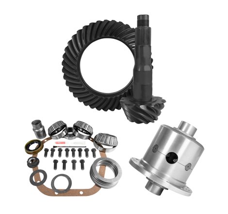 Yukon 10.5in Ford 4.56 Rear Ring & Pinion Install Kit 35 Spline Positraction