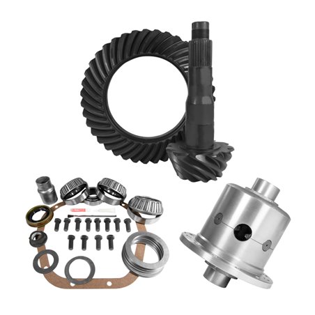 Yukon 10.5in Ford 4.56 Rear Ring & Pinion Install Kit 35 Spline Positraction