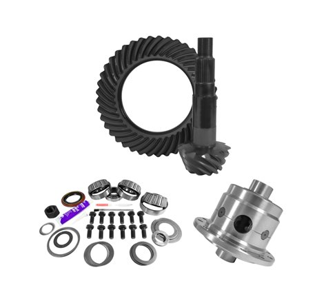 Yukon 11.25in Dana 80 Thin 3.73 Rear Ring & Pinion Install Kit 35 Spline Positraction 4.125in