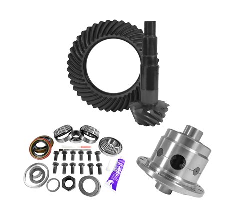 Yukon 11.25in Dana 80 Thin 3.73 Rear Ring & Pinion Install Kit 35 Spline Positraction 4.375in