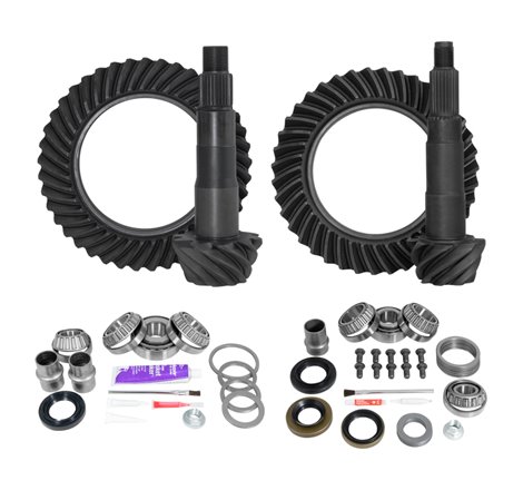 Yukon Ring & Pinion Gear Kit Front & Rear for Toyota 8.4/7.5R Diff (w/o Factory Locker) 4.88 Ratio