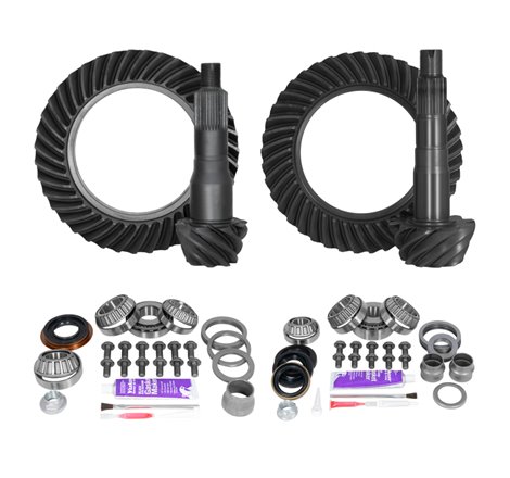 Yukon Ring & Pinion Gear Kit Front & Rear for Toyota 8.75/8IFS Diff (A/T w/E-Locker) 4.88 Ratio