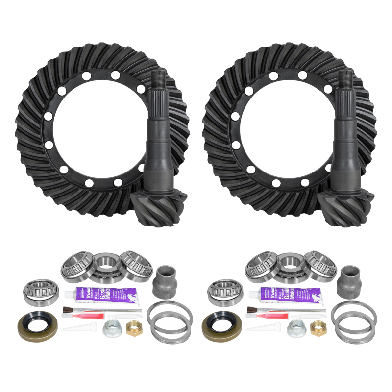 Yukon Ring & Pinion Gear Kit Front & Rear for Toyota 9.5/9.5 Differential 5.29 Ratio