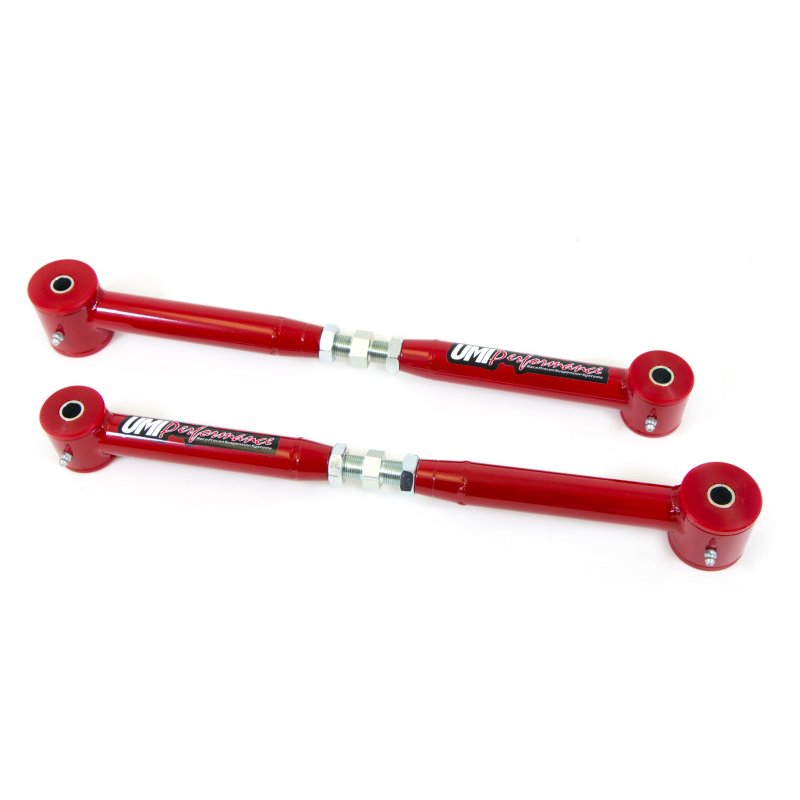 UMI Performance 05-14 Ford Mustang Adjustable Lower Control Arms w/ Polyurethane Bushings