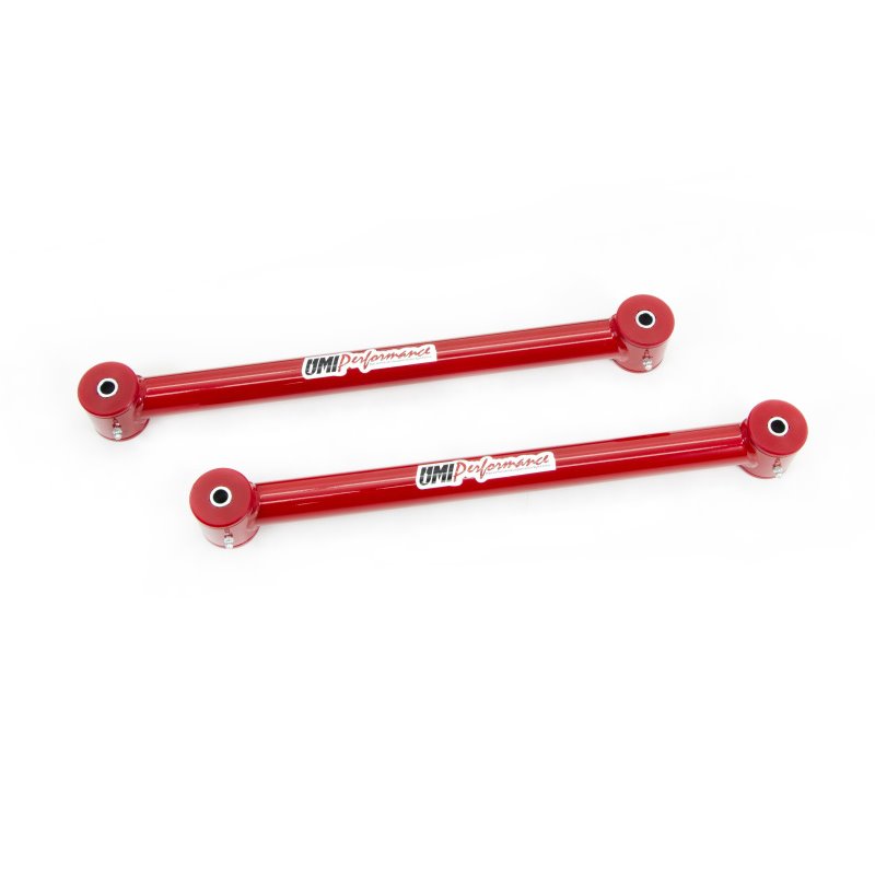 UMI Performance 82-02 GM F-Body Tubular Non-Adjustable Lower Control Arms - Red