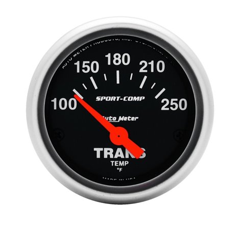 Autometer Sport Comp 100-250 F Trans Temp Gauge