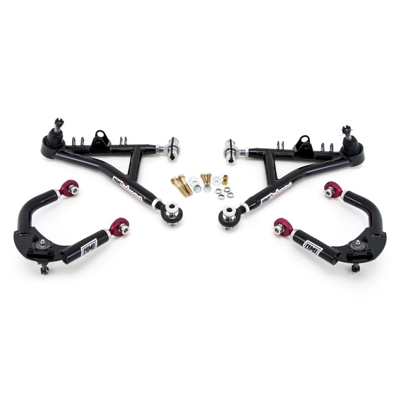 UMI Performance 93-02 GM F-Body Front A-arm Kit Adjustable CrMo Drag Race