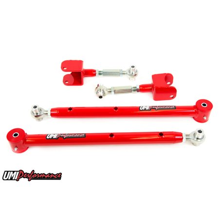 UMI Performance 78-88 GM G-Body Adjustable Upper & Lower Control Arm Kit