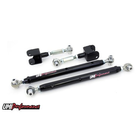 UMI Performance 78-88 GM G-Body Double Adjustable Upper & Lower Rear Control Arms Kit