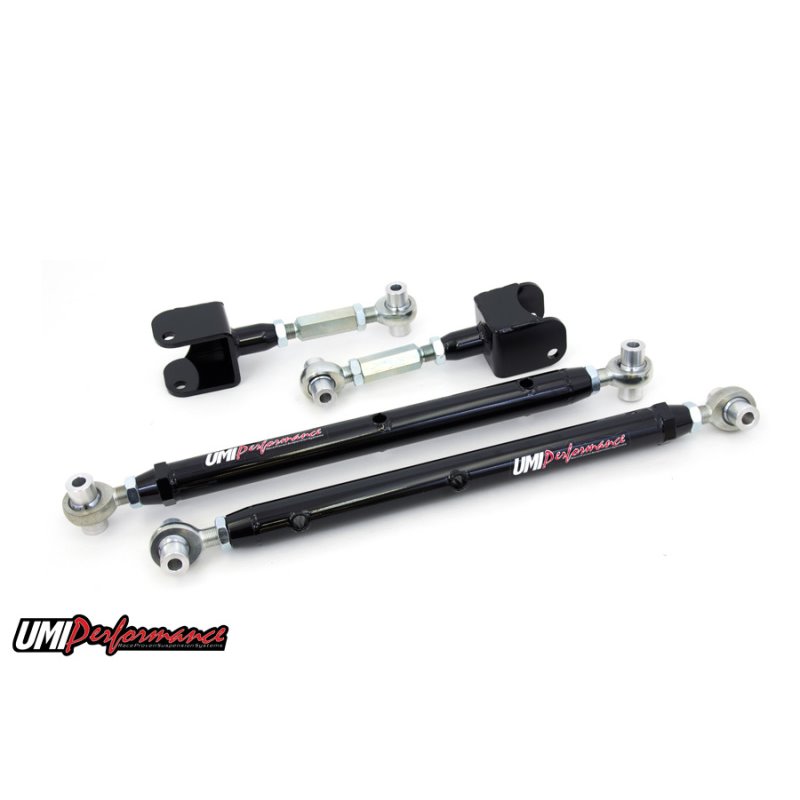 UMI Performance 78-88 GM G-Body Double Adjustable Upper & Lower Rear Control Arms Kit