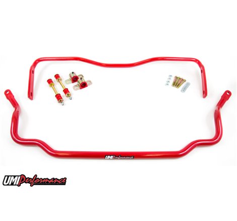 UMI Performance 78-88 GM G-Body Solid Front & Rear Sway Bar Kit