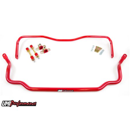 UMI Performance 78-88 GM G-Body Solid Front & Rear Sway Bar Kit