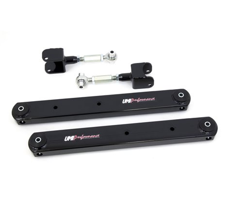 UMI Performance 68-72 GM A-Body Rear Control Arm Kit Fully Boxed Lowers Adjustable Uppers