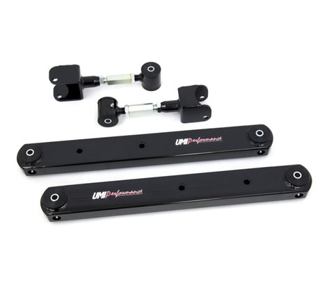 UMI Performance 68-72 GM A-Body Rear Control Arm Kit Fully Boxed Lowers Adjustable Uppers