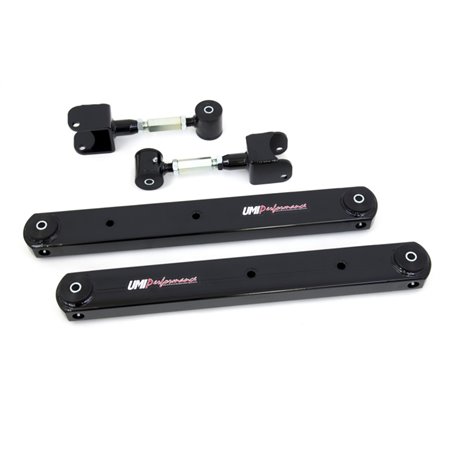 UMI Performance 68-72 GM A-Body Rear Control Arm Kit Fully Boxed Lowers Adjustable Uppers