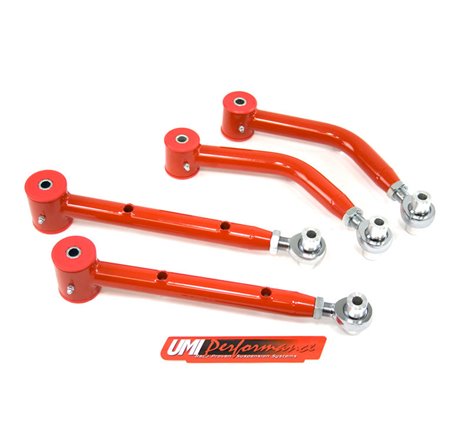 UMI Performance 71-75 GM H-Body Adjustable Upper & Lower Control Arm Kit