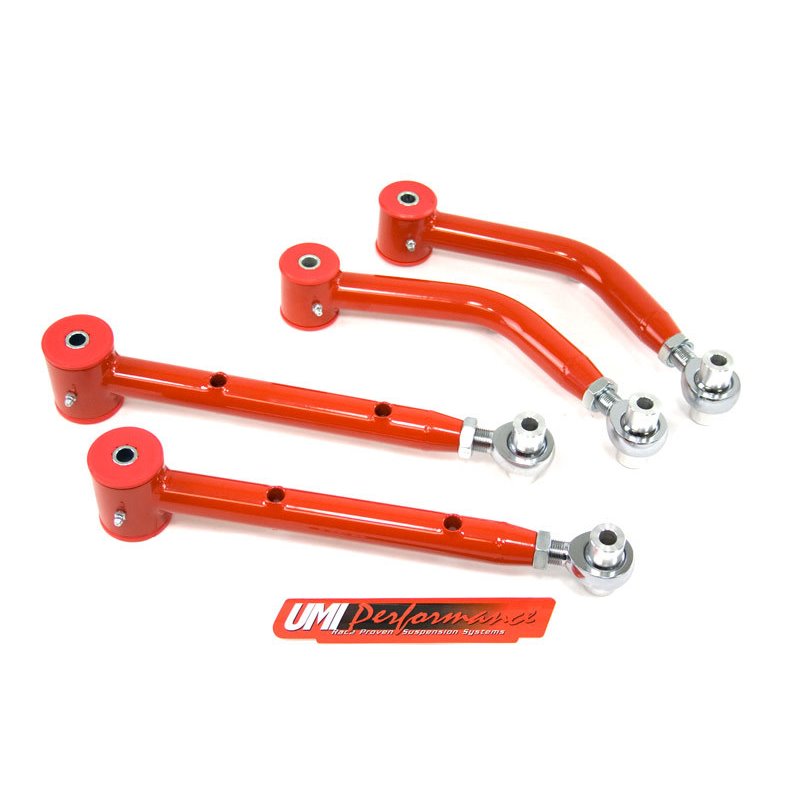 UMI Performance 71-75 GM H-Body Adjustable Upper & Lower Control Arm Kit