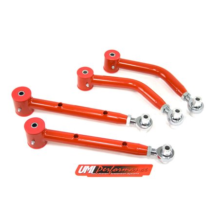 UMI Performance 71-75 GM H-Body Adjustable Upper & Lower Control Arm Kit