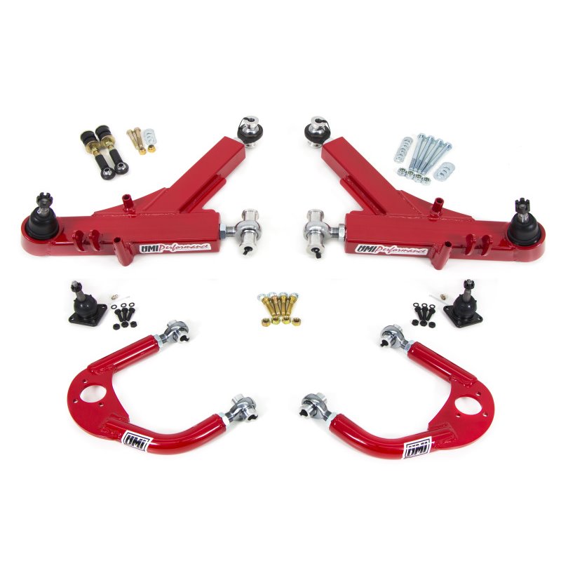 UMI Performance 93-02 GM F-Body A-Arm Kit Road Race Boxed Lower + Adj Upper