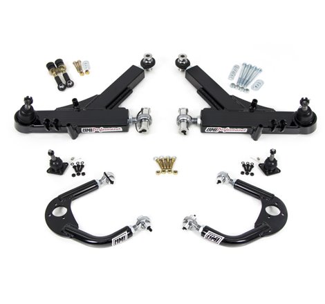 UMI Performance 93-02 GM F-Body Front A-Arm Kit Road Race Boxed Lower + Adj Upper