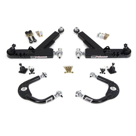 UMI Performance 93-02 GM F-Body A-Arm Kit Double Shear Mount Boxed Lower + Adj Upper