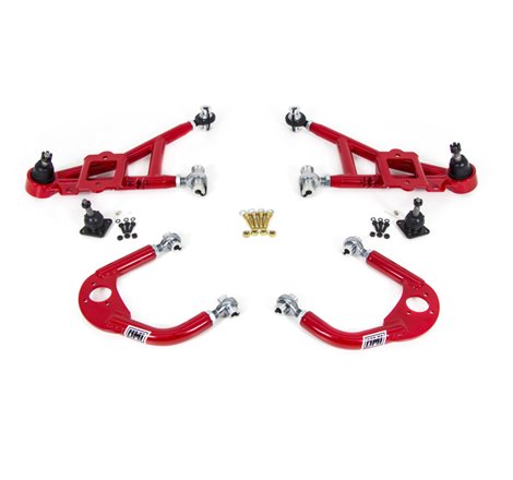 UMI Performance 93-02 GM F-Body Front A-Arm Kit Adjustable Drag