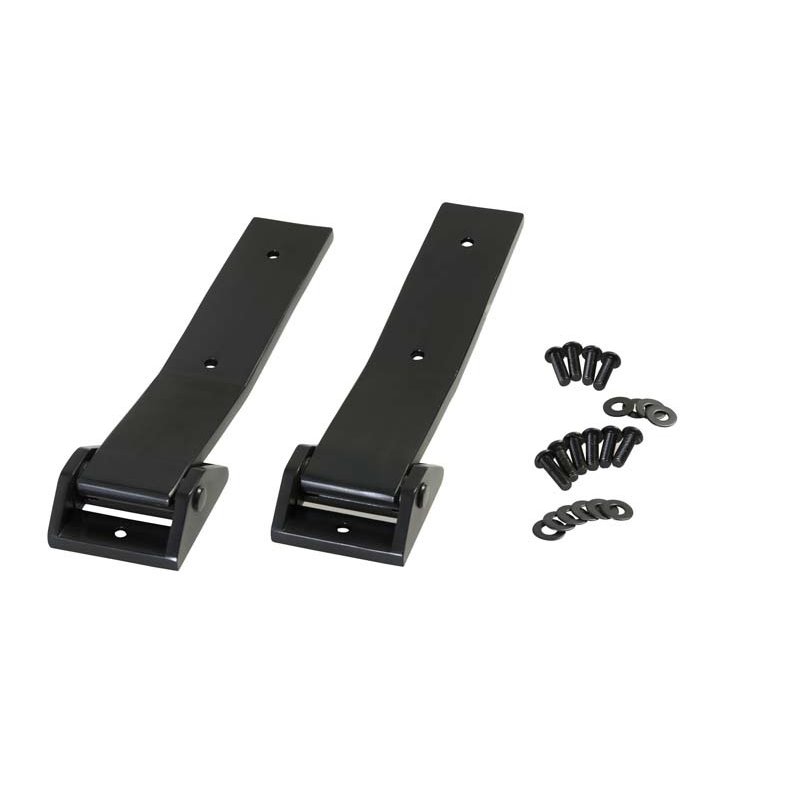 Kentrol 07-18 Jeep Wrangler JK Tailgate Hinge Pair - Powdercoat Black