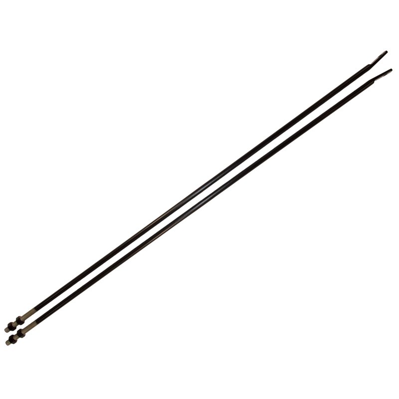 Kentrol 72-86 Jeep CJ Strut Rod Kit - Powdercoat Black